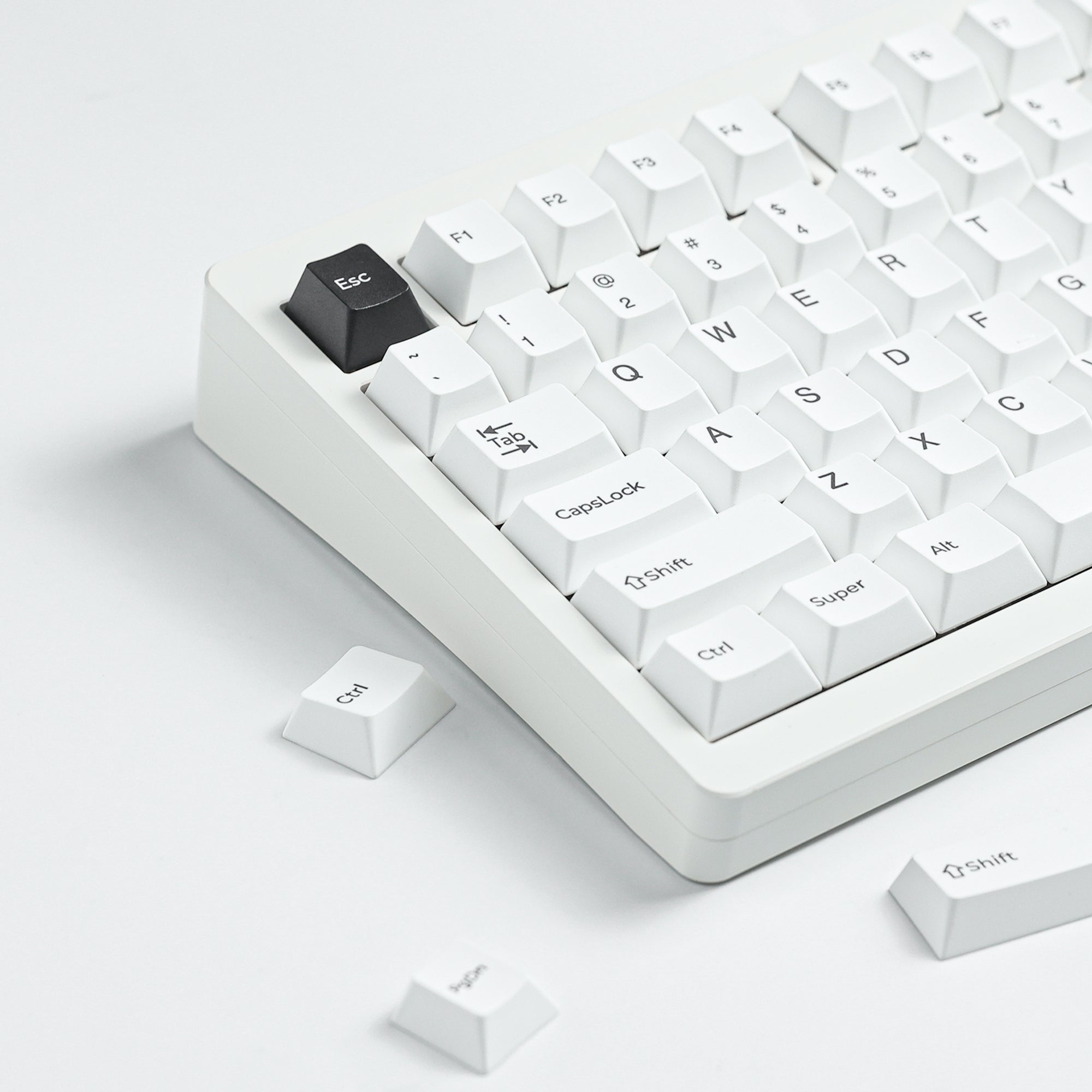 ChocFox Snowfrost PBT Bow Keycap Set