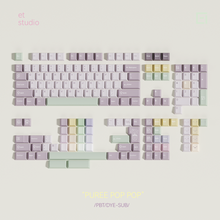 Ensemble de capuchons de touches en pâte de pistache Chosfox &amp; ET Taro