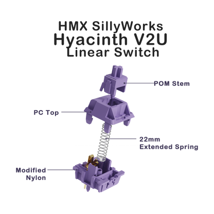 HMX SillyWorks Hyacinth V2 Linear Switch-Chosfox