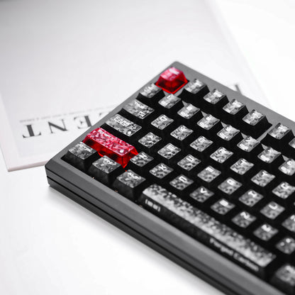 Forged Carbon Cherry Profile Keycap Set-123 Keys