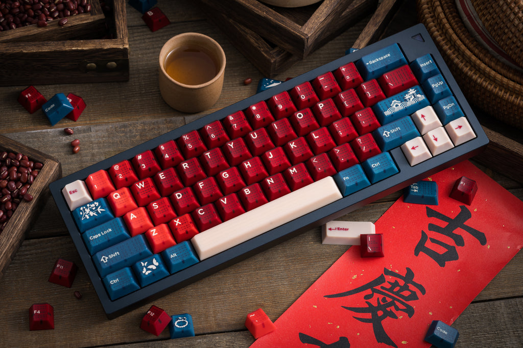 Hifi Fox Studio x Domikey | Red Bean Keycaps-Chosfox