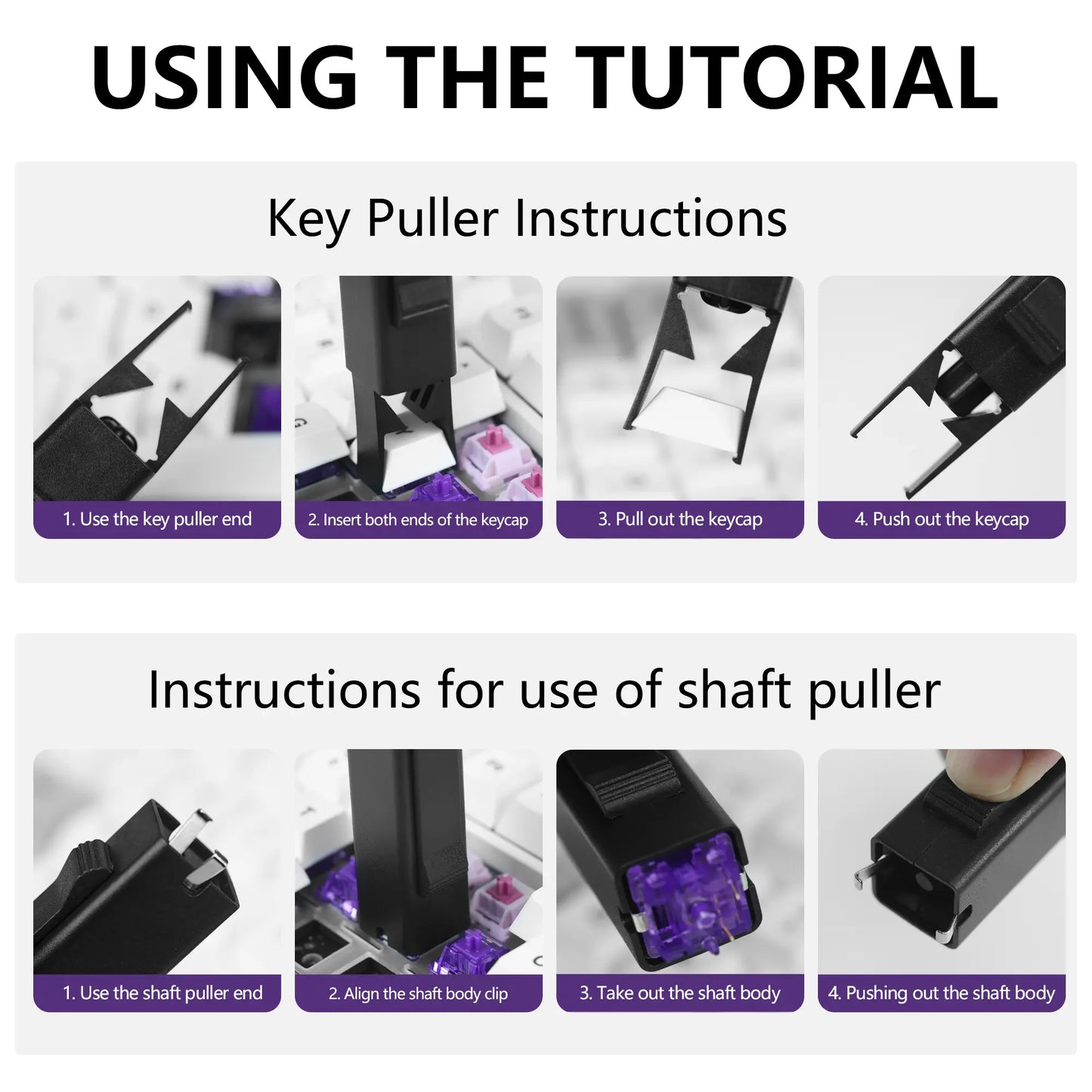 Extracteur d'interrupteurs et de touches Chosfox 