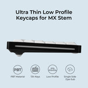 CFX MX BoW Low Profile Keycaps - 134 Keys-Chosfox
