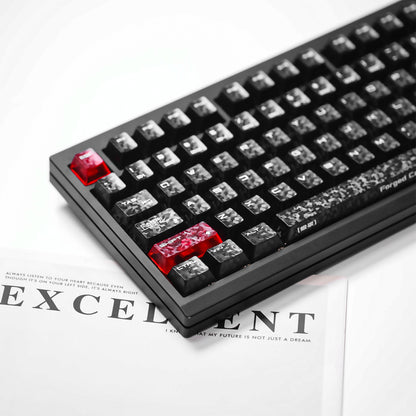 Forged Carbon Cherry Profile Keycap Set-123 Keys