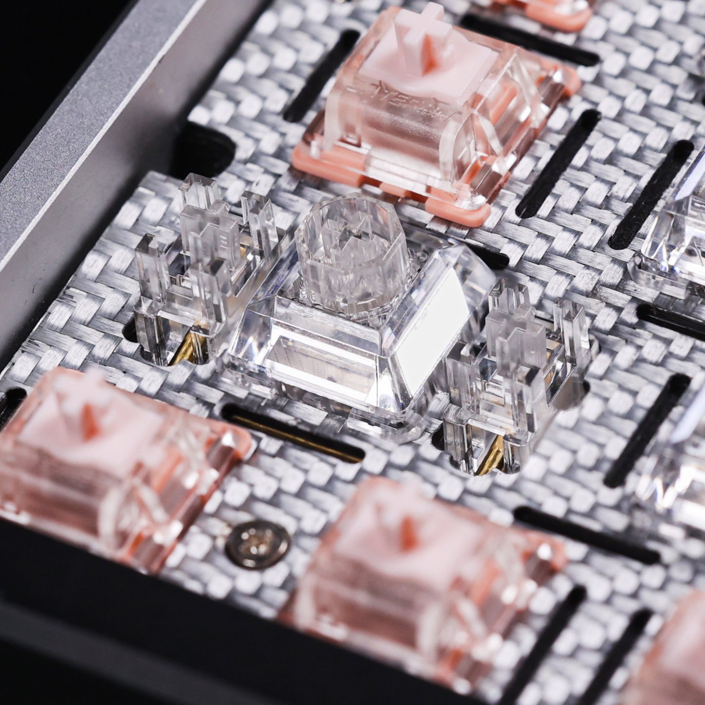 Gateron Ink V2 Pro PCB Stabilizer Black White Transparent
