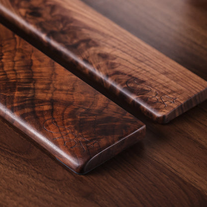 Black Walnut Wood Palm Keyboard Wrist Rest（Presale）