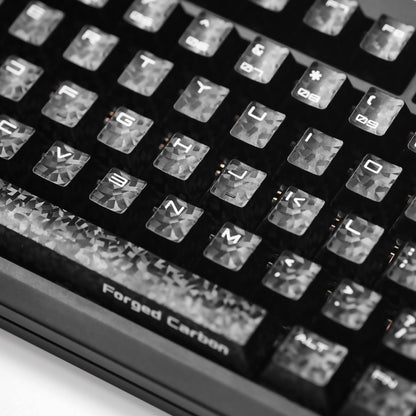 Forged Carbon Cherry Profile Keycap Set-123 Keys