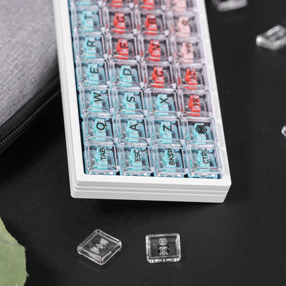 Chosfox CFX-Alpha Crystal Choc V1 Keycap Set-70 Keys