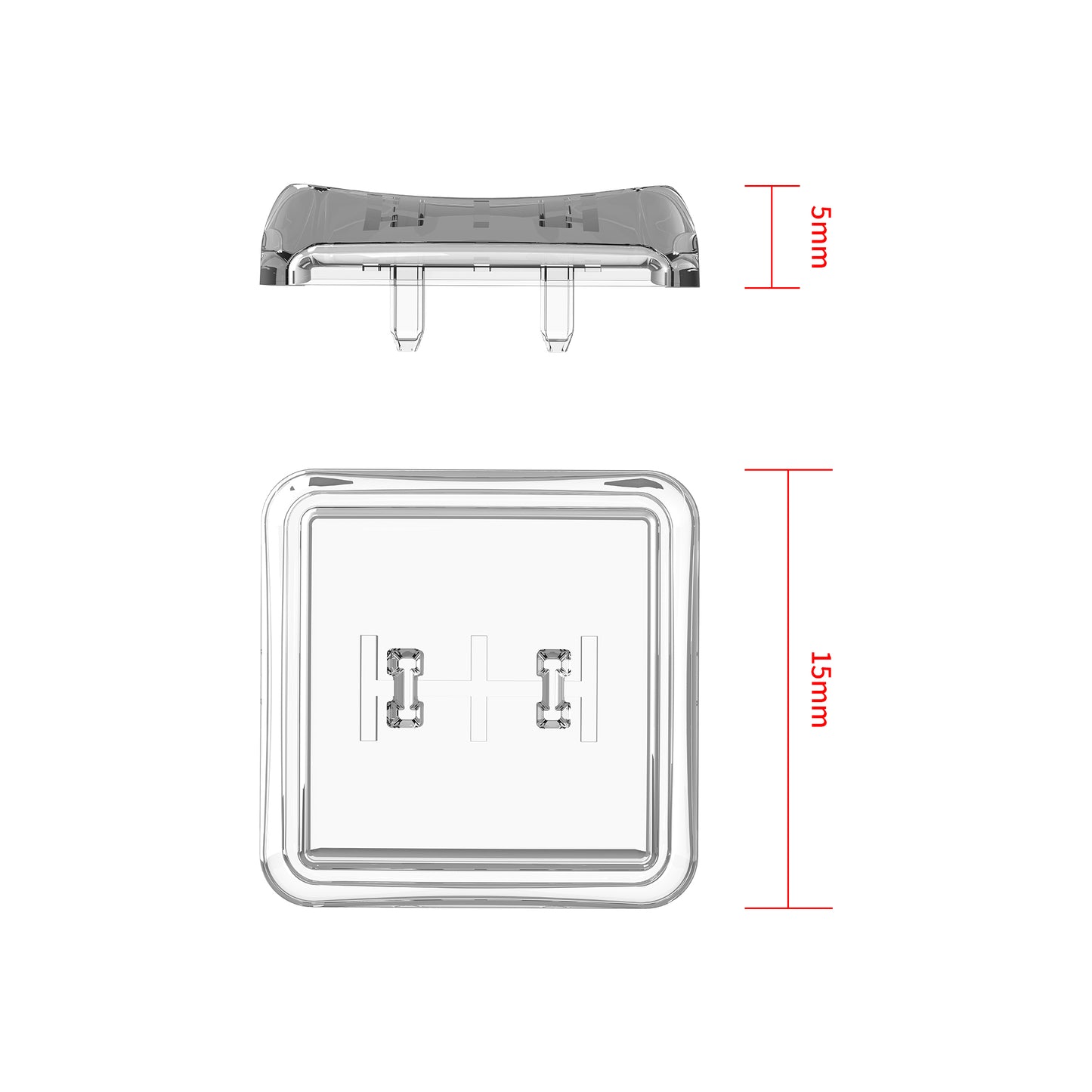 Chosfox CFX-Alpha Crystal Choc V1 Keycap Set-70 Keys