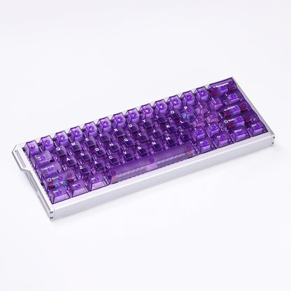 White Red Purple Transparent Frosted Cherry Height Keycaps-123keys