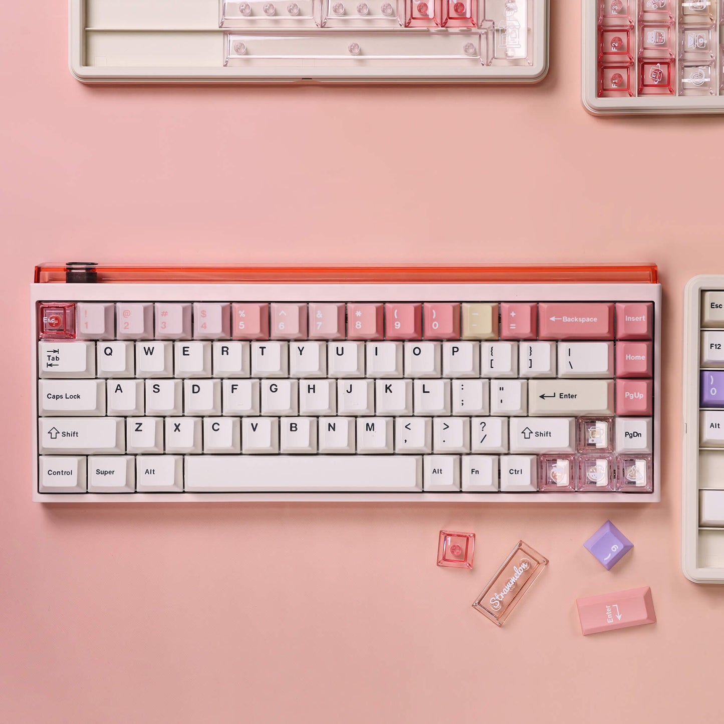 Chosfox & ET Creamy Strawmelon Keycap Set