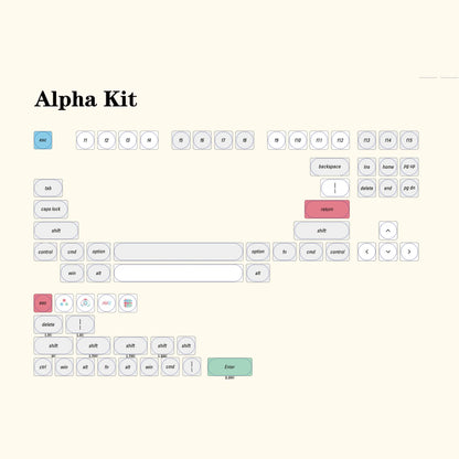 Chosfox x LCK Retro Mahjong Keycap Set