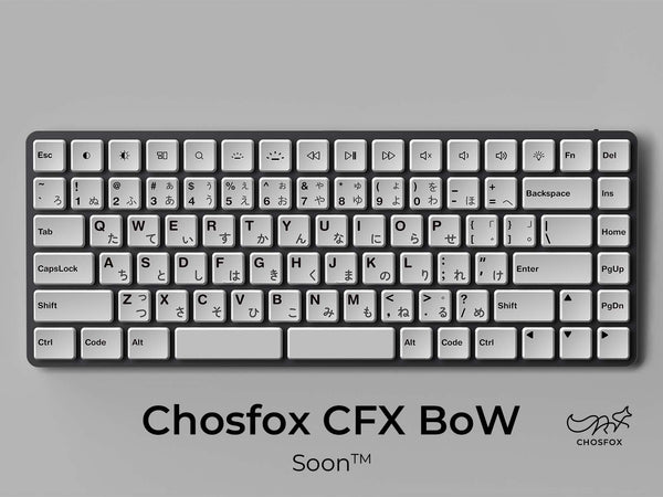 bancouver40 + ChocFox WOB Keycap Set WoB & BoW – KeyTok