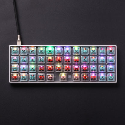 Chosfox CFX-Alpha Crystal Choc V1 Keycap Set-70 Keys