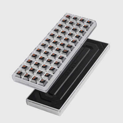 Chosfox Geonix Rev.2.5, 40 Layout,  Low-profile keyboard