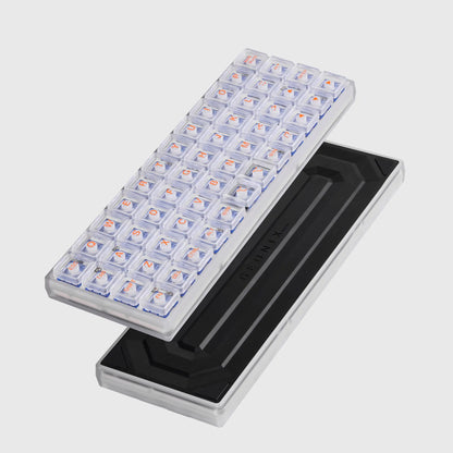 Chosfox Geonix Rev.2.5, 40 Layout,  Low-profile keyboard