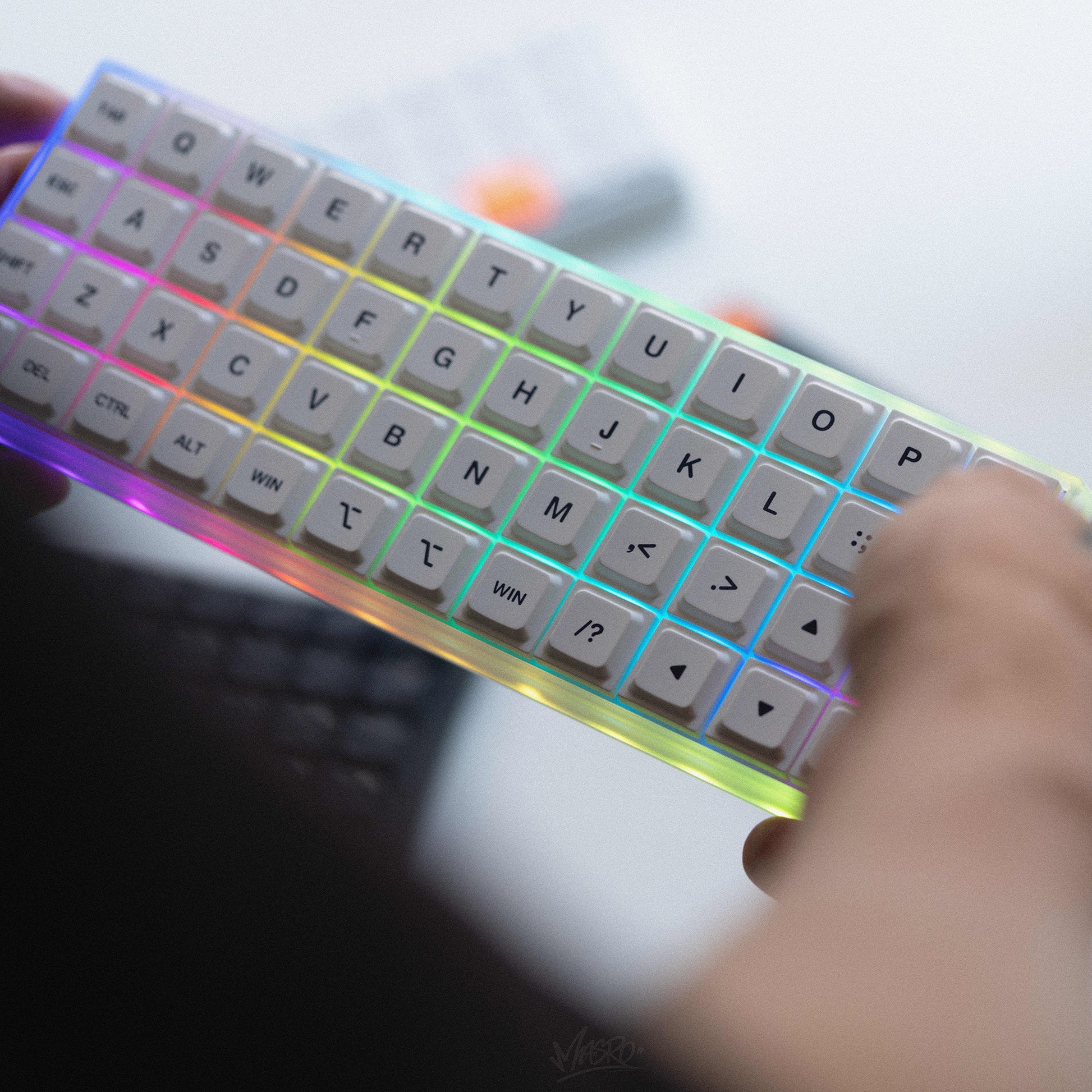 Chosfox Geonix Rev.2.5, 40 Layout, Lowprofile, RGB keyboard