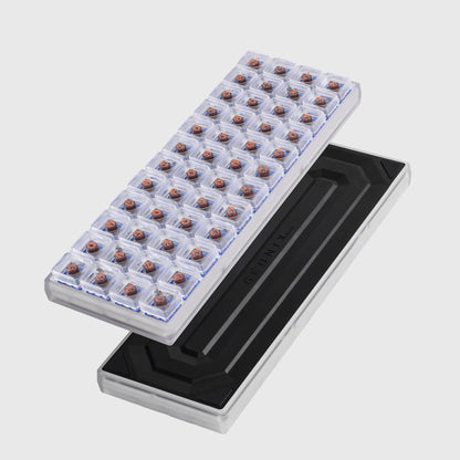 Chosfox Geonix Rev.2.5, 40 Layout,  Low-profile keyboard