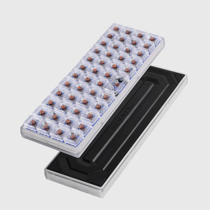 Chosfox Geonix Rev.2.5, 40 Layout,  Low-profile keyboard