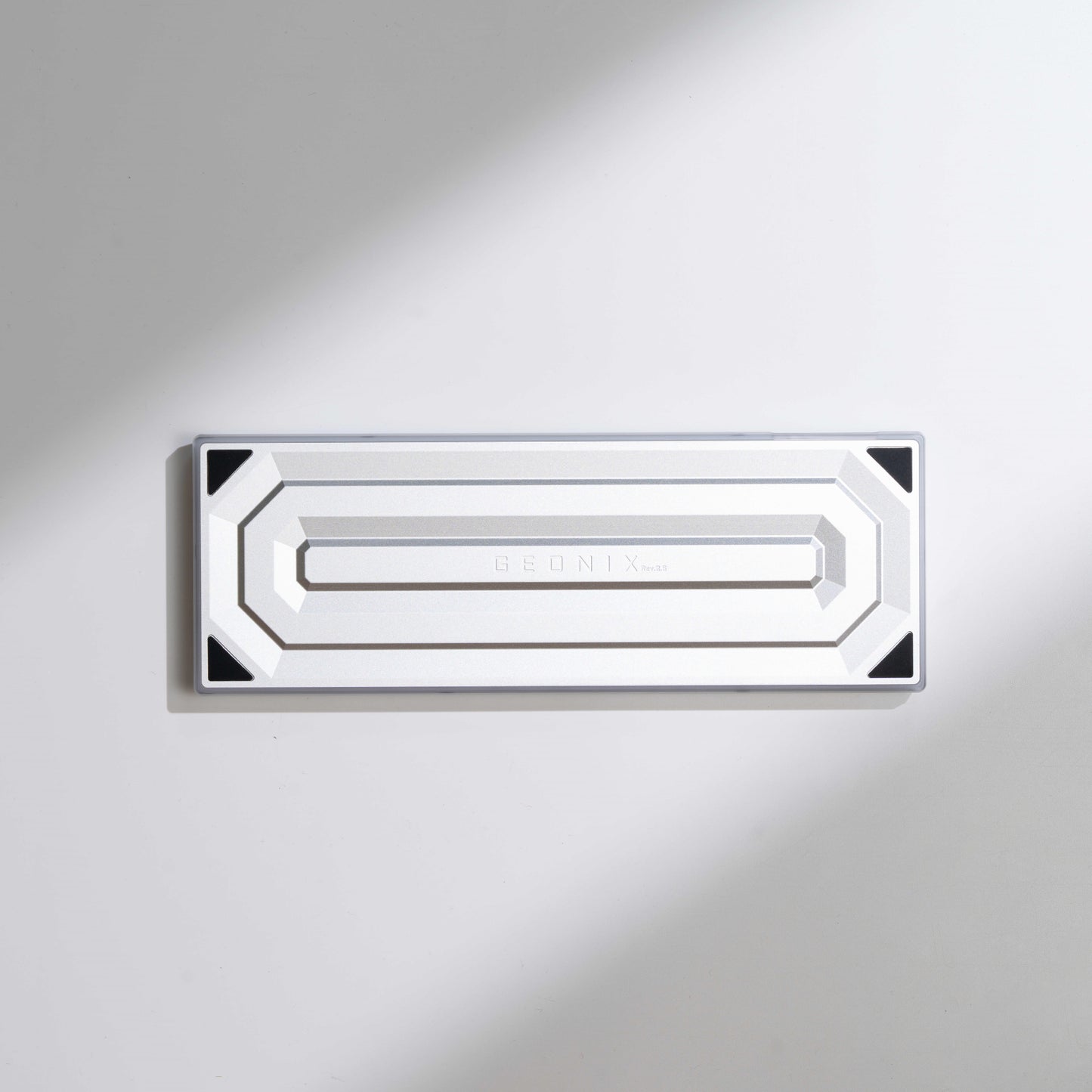Chosfox Geonix Rev.2.5, 40 Layout, silver, Low-profile keyboard