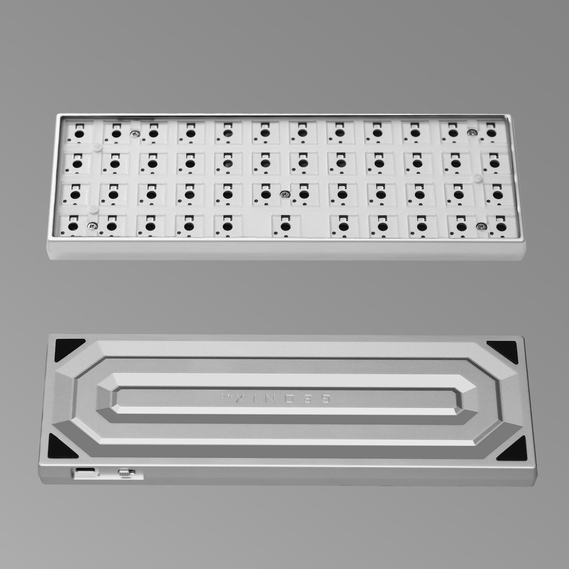 Rev.2 Silver Keyboard Kit