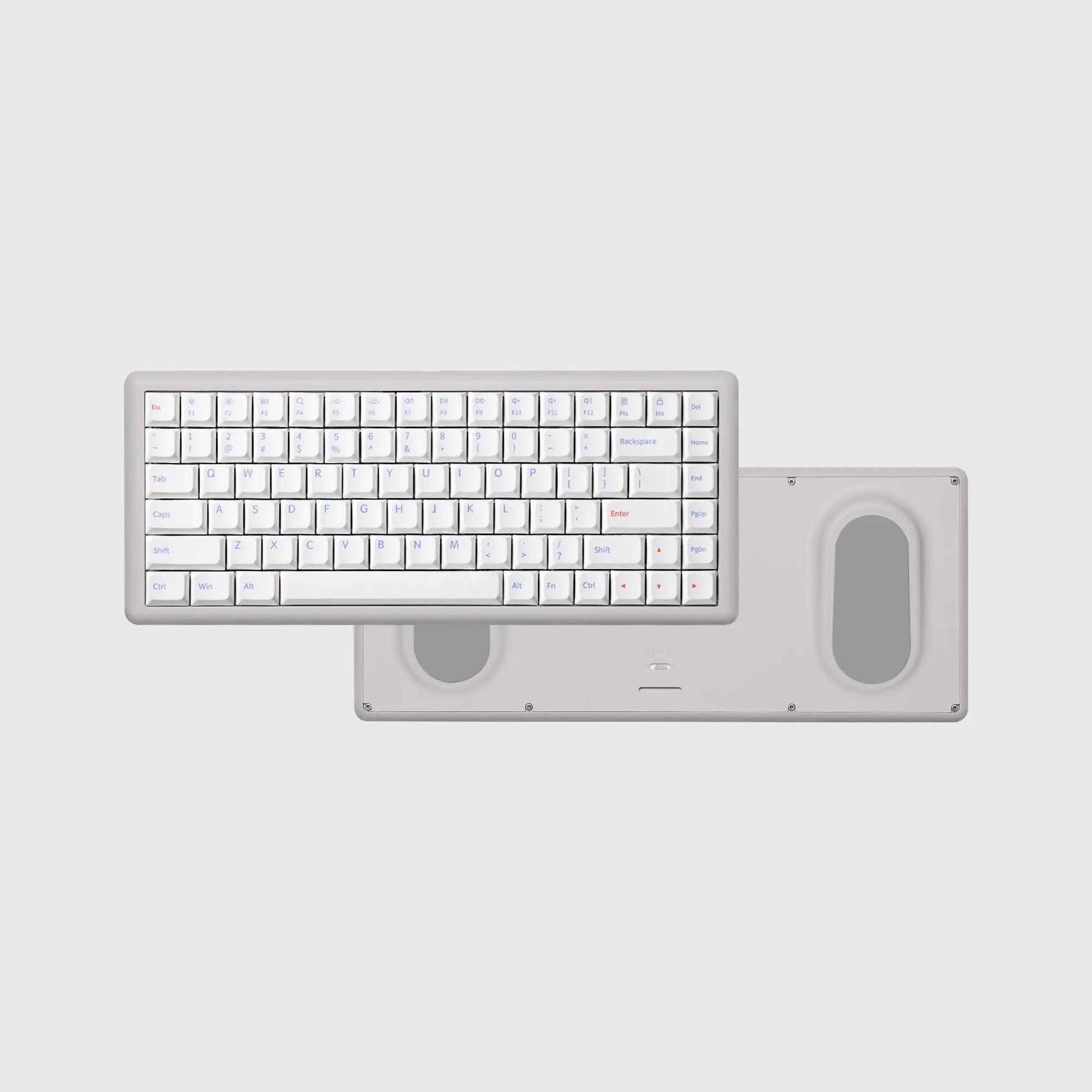 Chosfox Vero75  Low-profile Keyboard, Vintage White