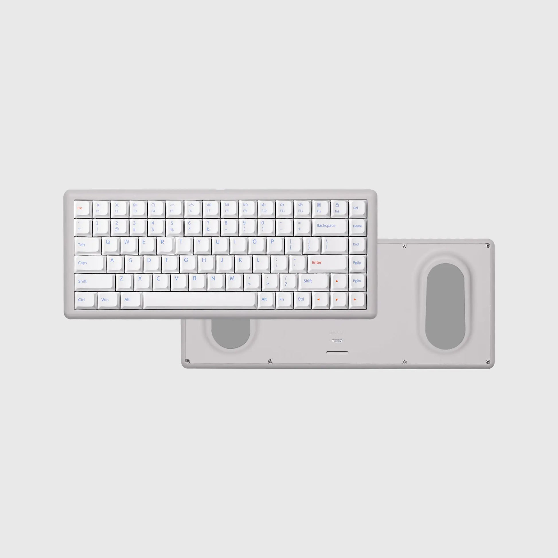 Chosfox Vero75  Low-profile Keyboard, Vintage White
