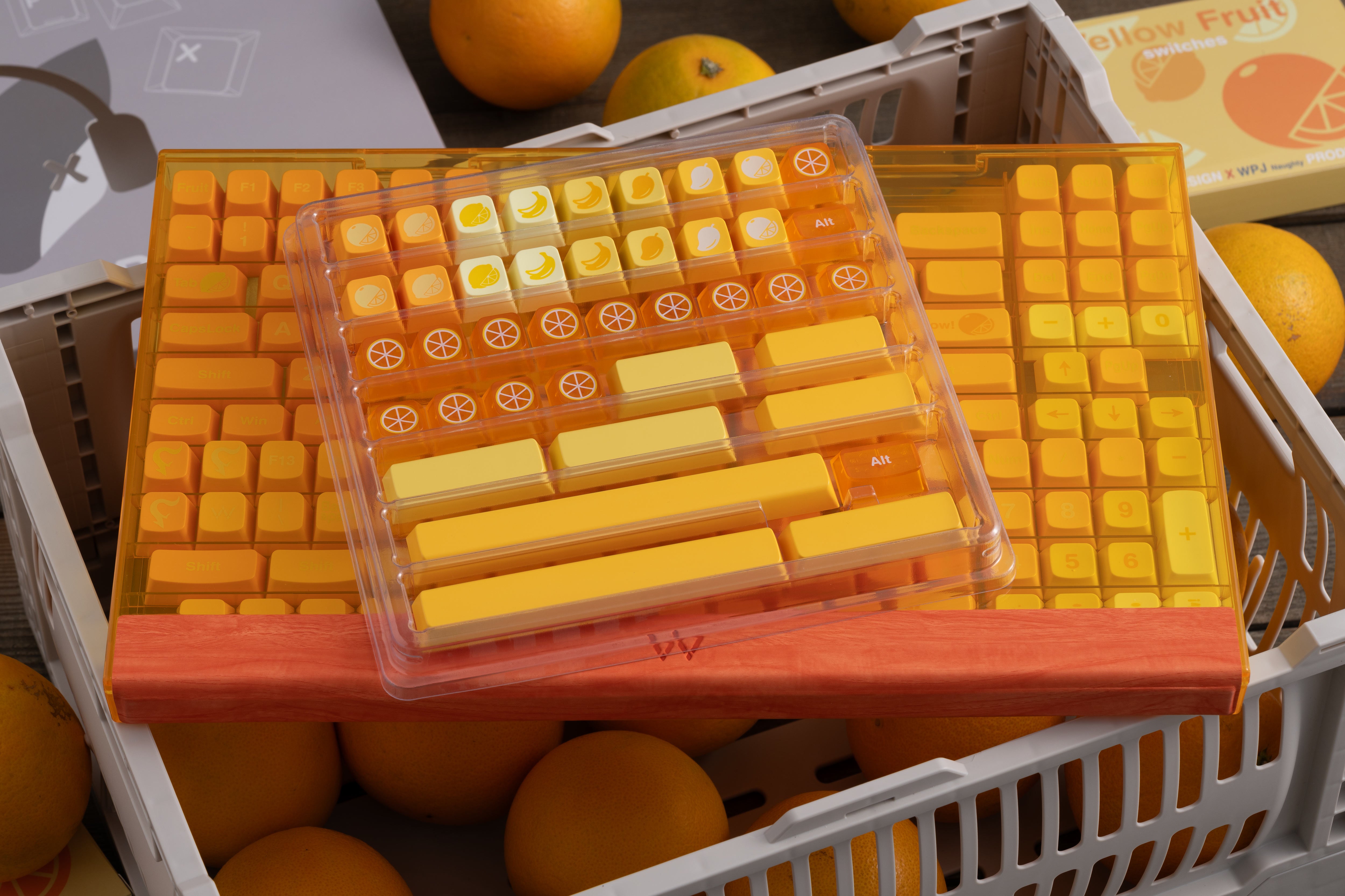 Hifi Fox x WPJ | Yellow Fruit WDA Profile Keycap Set