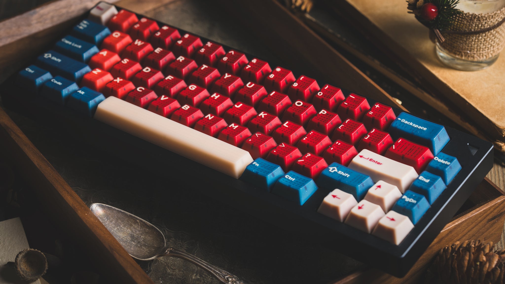 Hifi Fox Studio x Domikey | Red Bean Keycaps-Chosfox