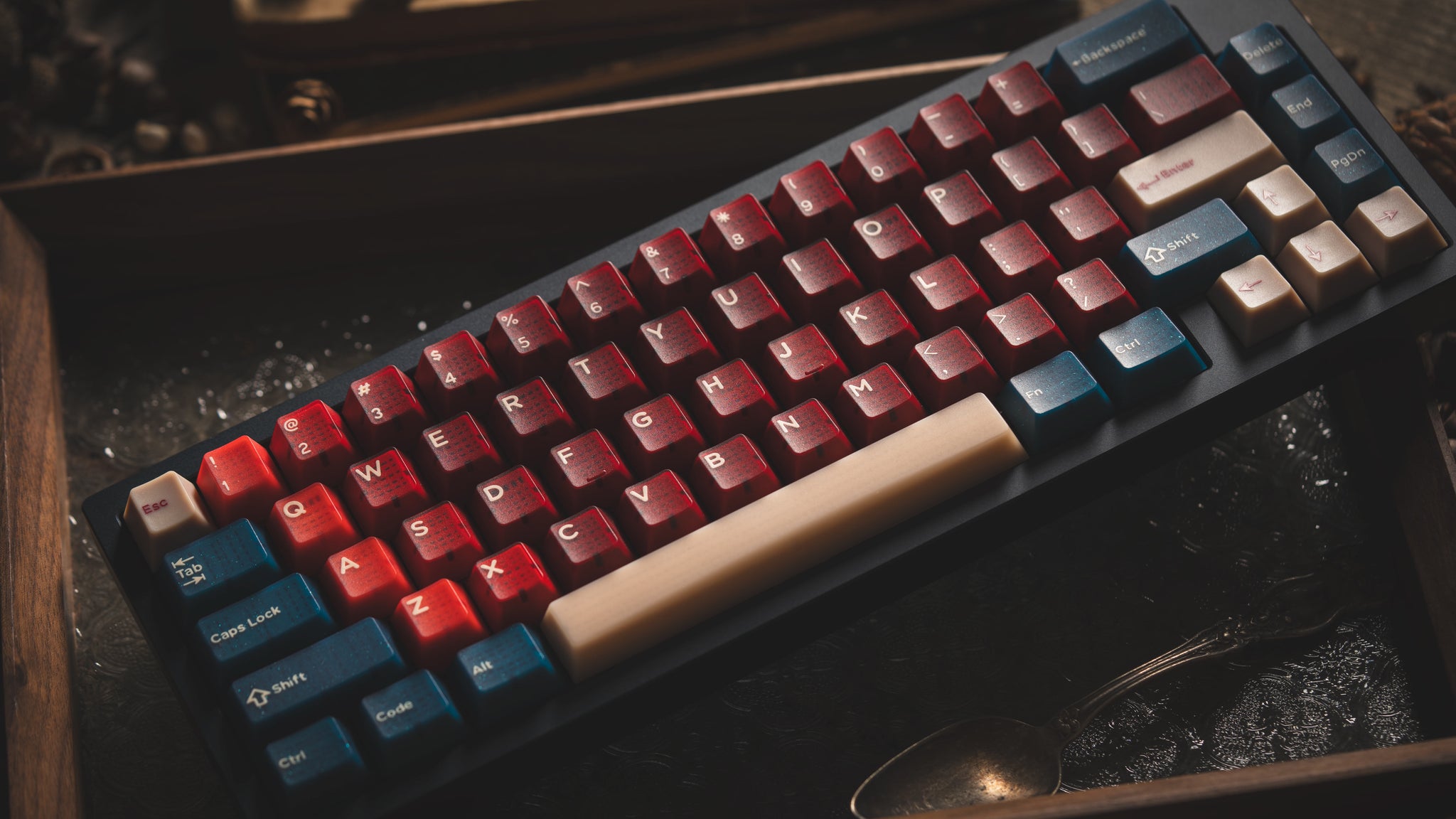 Hifi Fox Studio x Domikey | Red Bean Keycaps-Chosfox