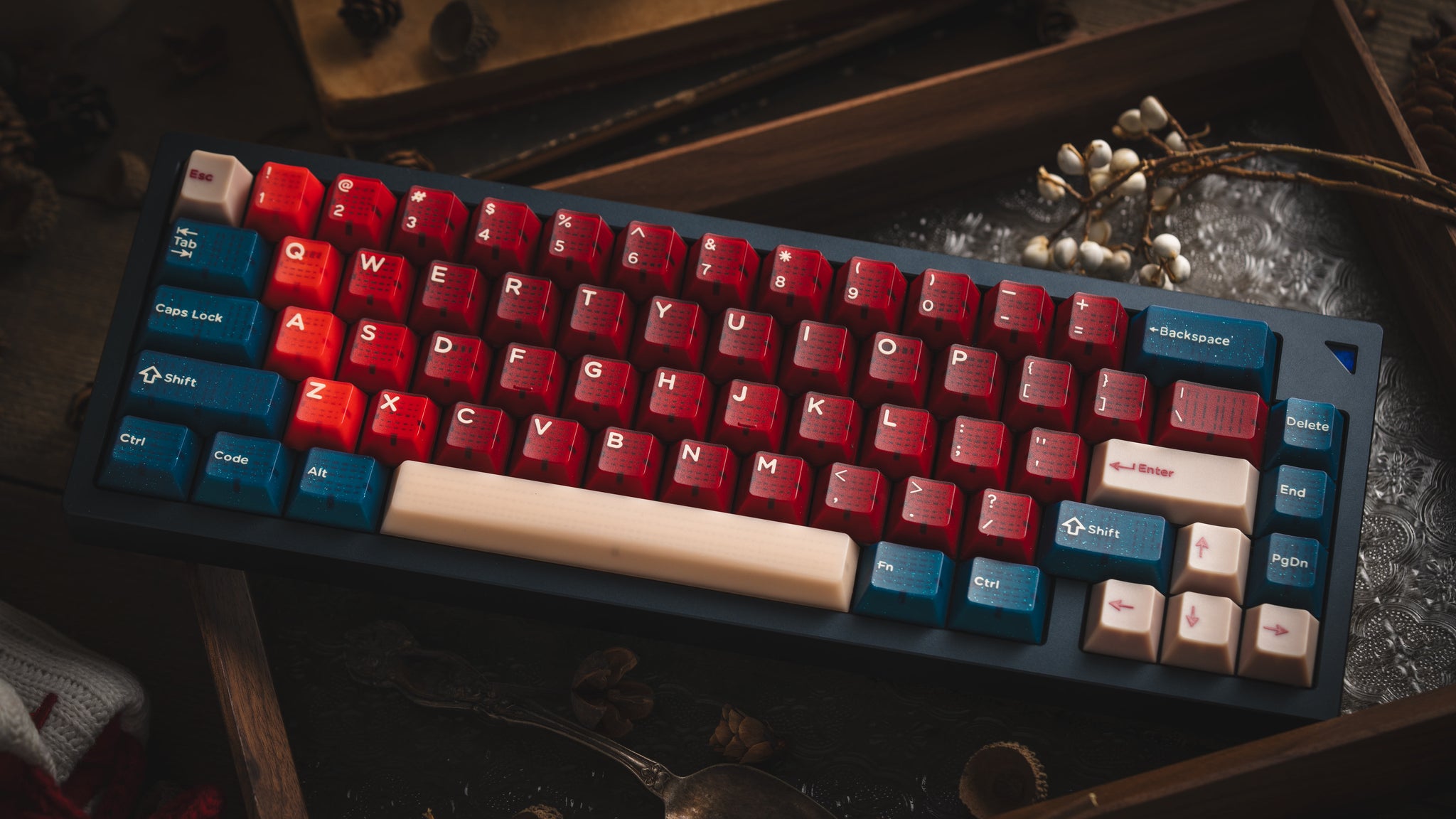 Hifi Fox Studio x Domikey | Red Bean Keycaps-Chosfox