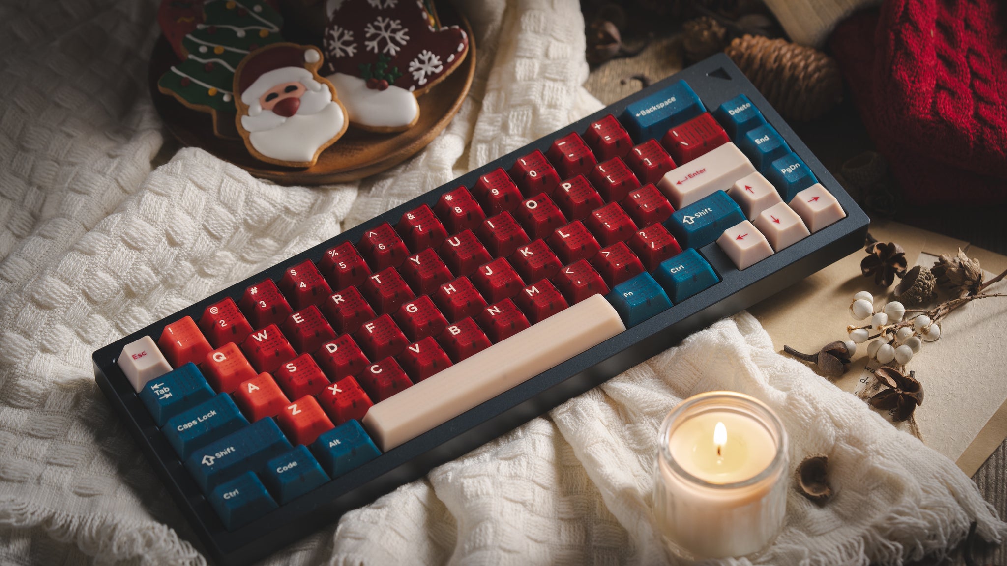 Hifi Fox Studio x Domikey | Red Bean Keycaps-Chosfox