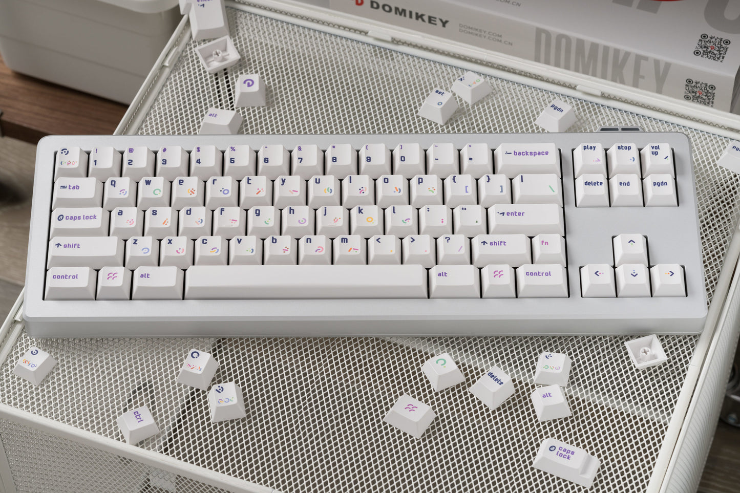 Domikey VIVI Cherry Profile Keycaps-Chosfox