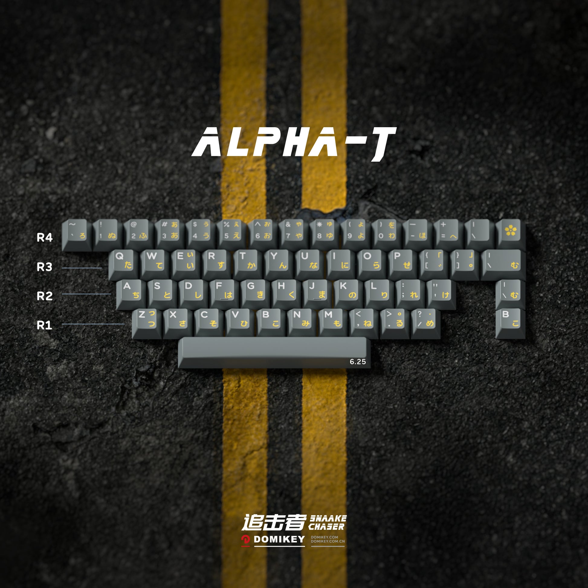 Domikey Snaake Chaser Keycap Set-Chosfox