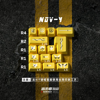 Domikey Snaake Chaser Keycap Set-Chosfox