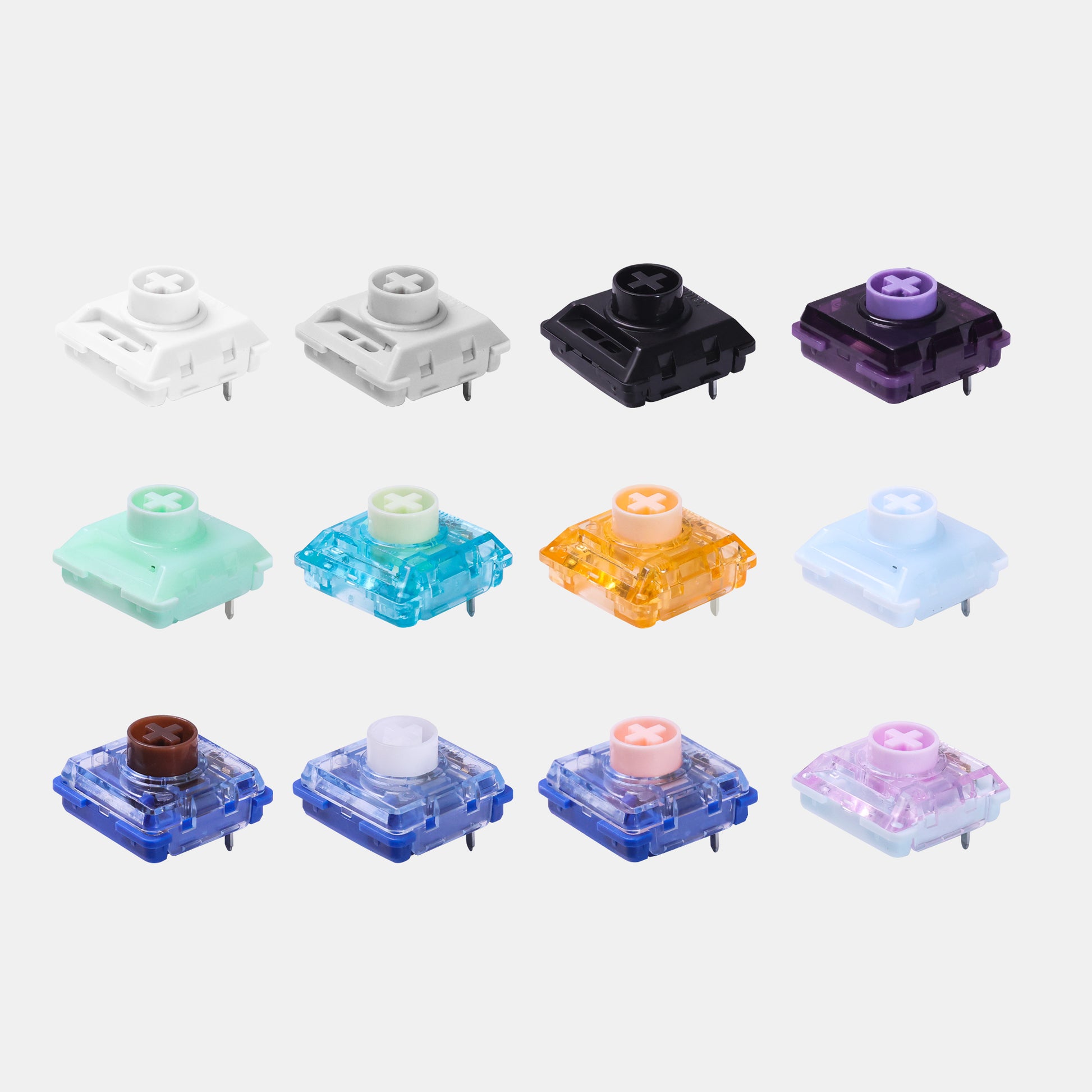 Kailh 16 different Choc V2，linear, tactile, clicky