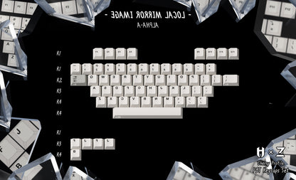 ZERO-G X HAMMER WORKS | Jeu de touches PBT MIRROR IMAGE CHERRY PROFILE