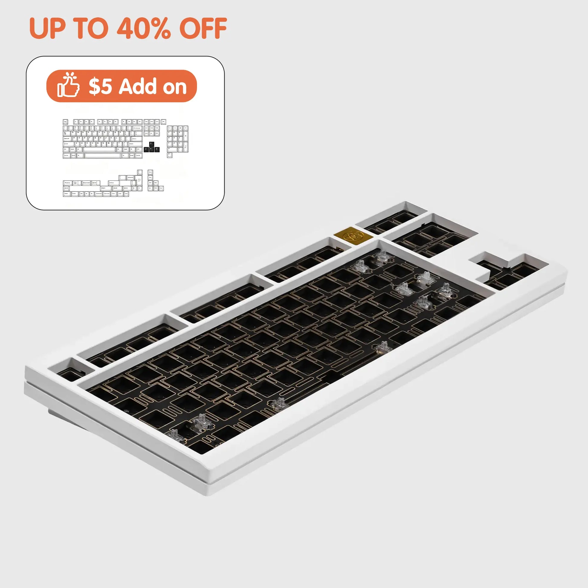 Apple - レオ Leo80 Mechanical Keyboard Kit - Swift, Value, Quality, Fox Design