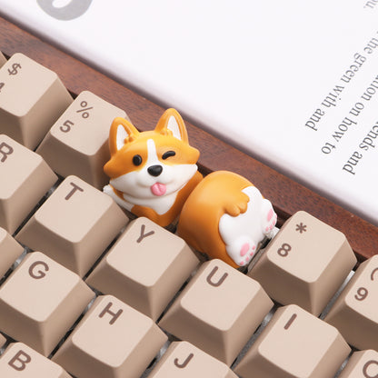 Corgi Resin Artisan Keycaps-Chosfox