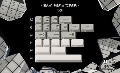 ZERO-G X HAMMER WORKS | Jeu de touches PBT MIRROR IMAGE CHERRY PROFILE
