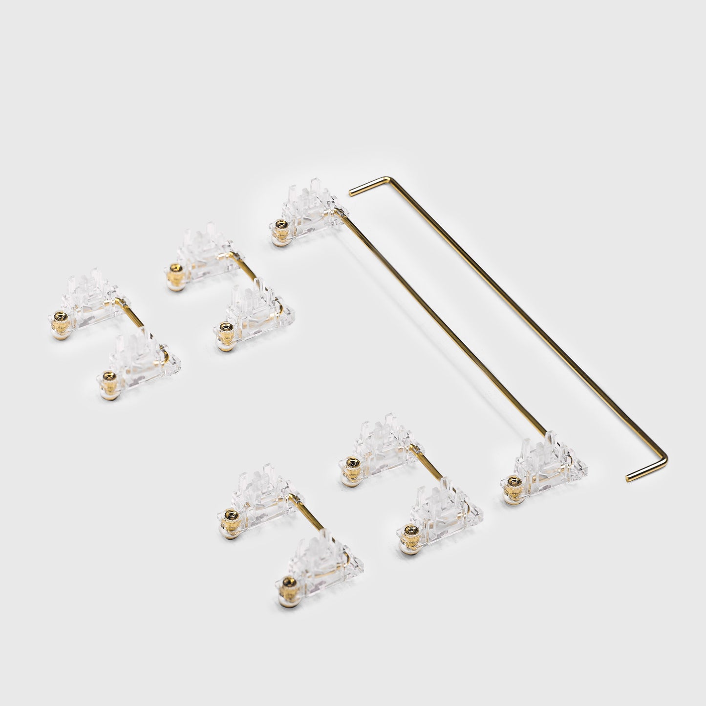 Gateron Ink V2 Pro PCB Stabilizer Black White Transparent