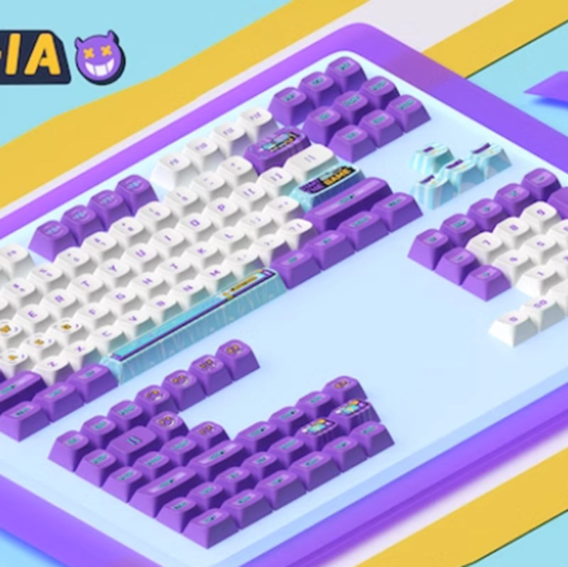 KeyTok Arcade Game IA KDS Profile Dye Sub Keycap Set