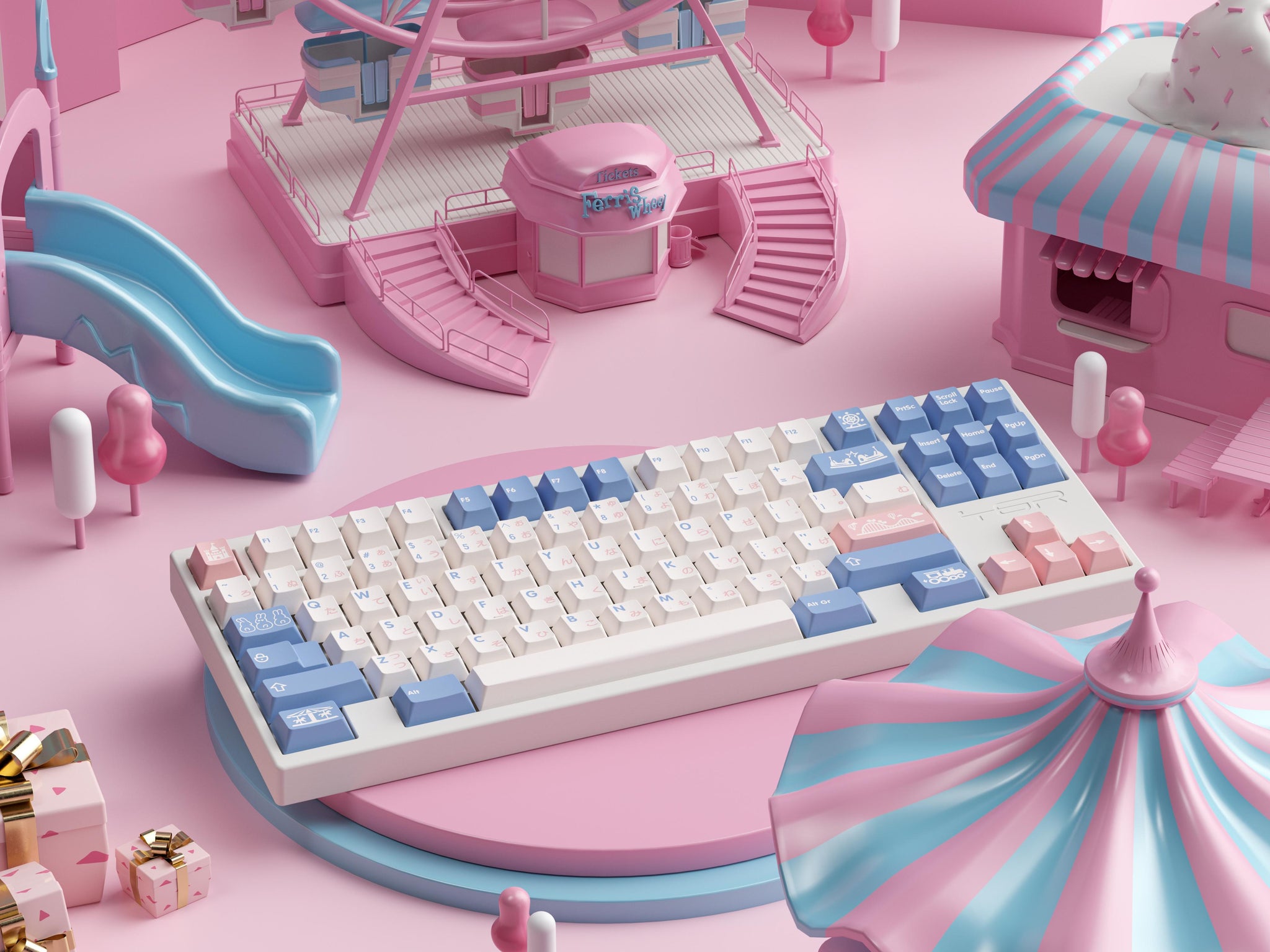 Zero-G Studio x Domikey Fantasy Land Gift v2 Keycaps-Chosfox