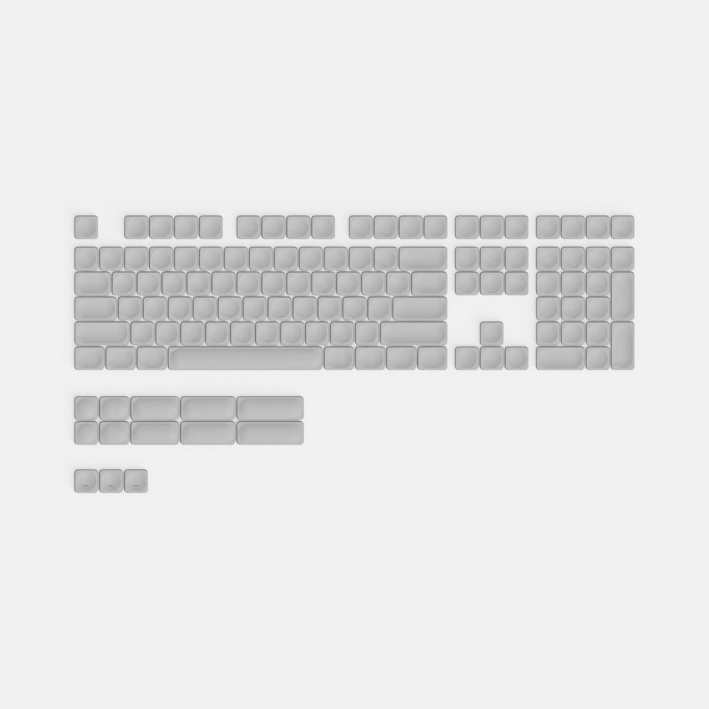 Touches de Mahjong Chosfox pour commutateurs à profil bas à tige croisée