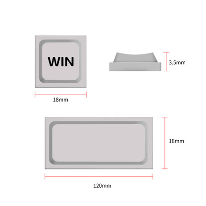 Chosfox LAK Low-profile  Keycaps Set