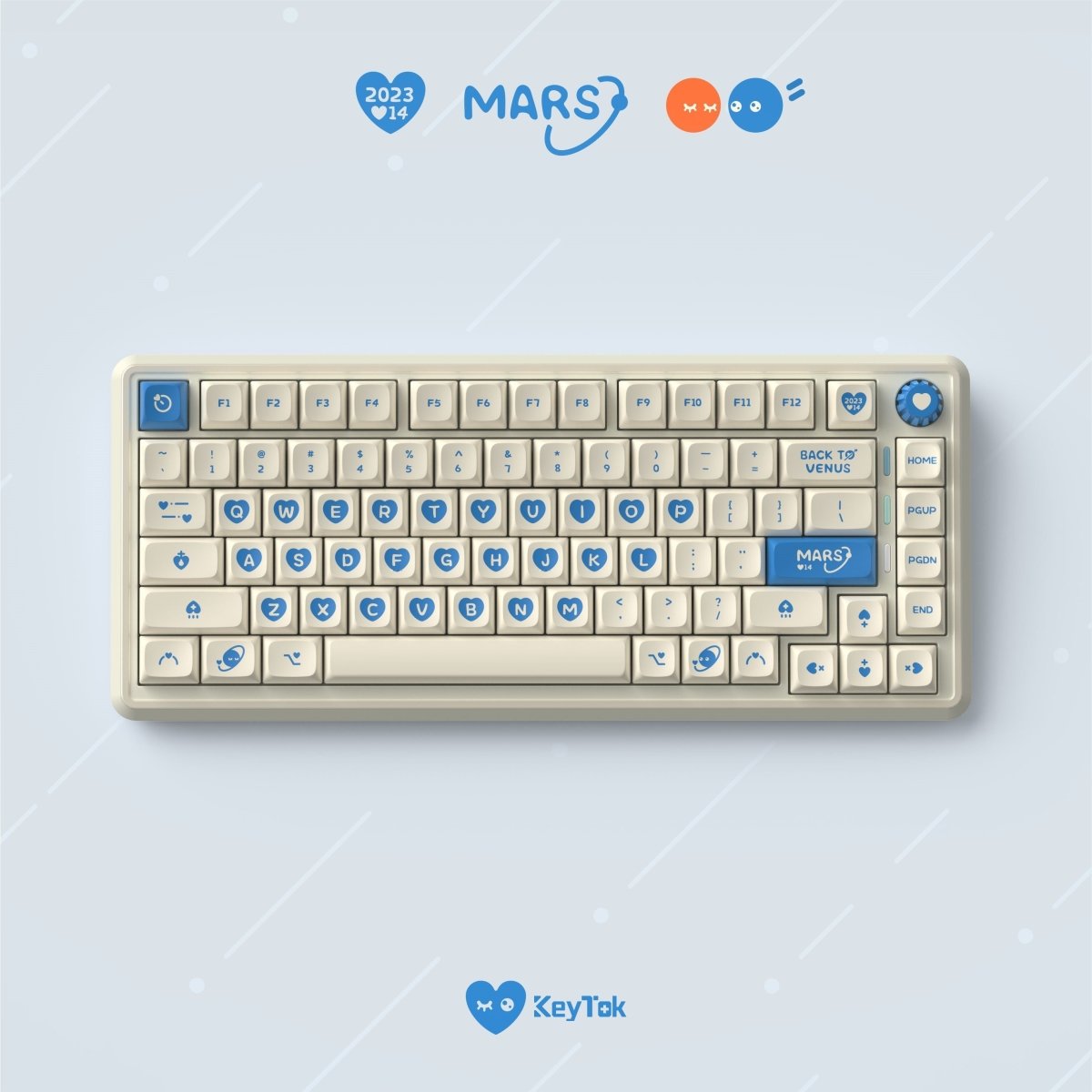 KeyTok Mars And Venus KDA Profile Keycaps-Chosfox