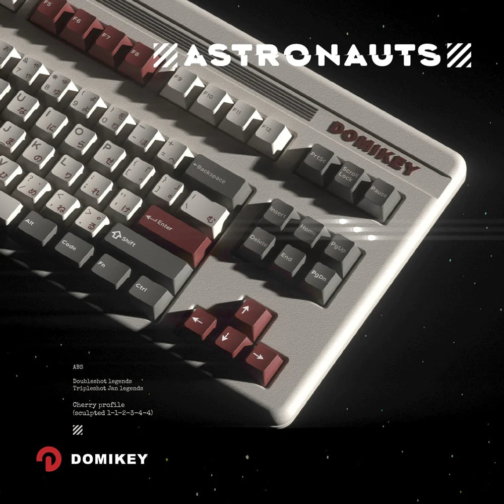 Domikey Astronauts Cherry Profile Doubleshot Keycaps-Chosfox