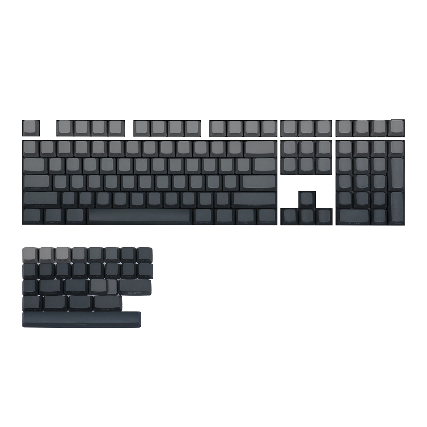 Chosfox OEM Profile Side Print Gradient Keycaps Set - 134 Keys-Chosfox