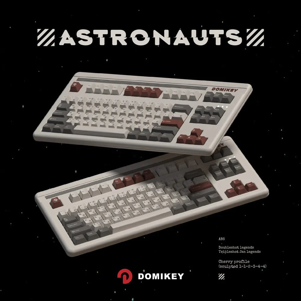 Domikey Astronauts Cherry Profile Doubleshot Keycaps-Chosfox