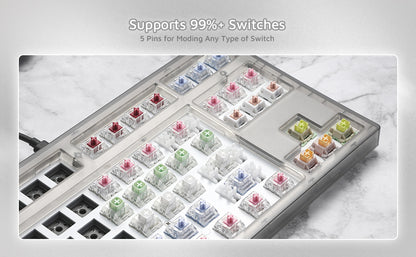 FL ESPORTS MK870 Mechanical Keyboard Kit (80%)-Chosfox